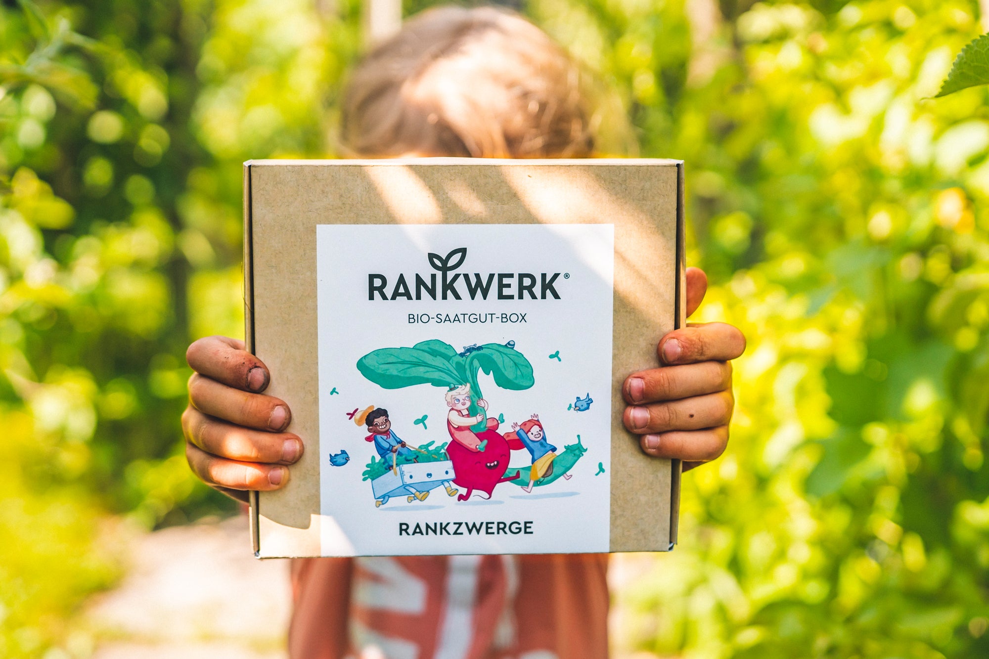 Bio Saatgut-Box „Rankzwerge“ für Kinder